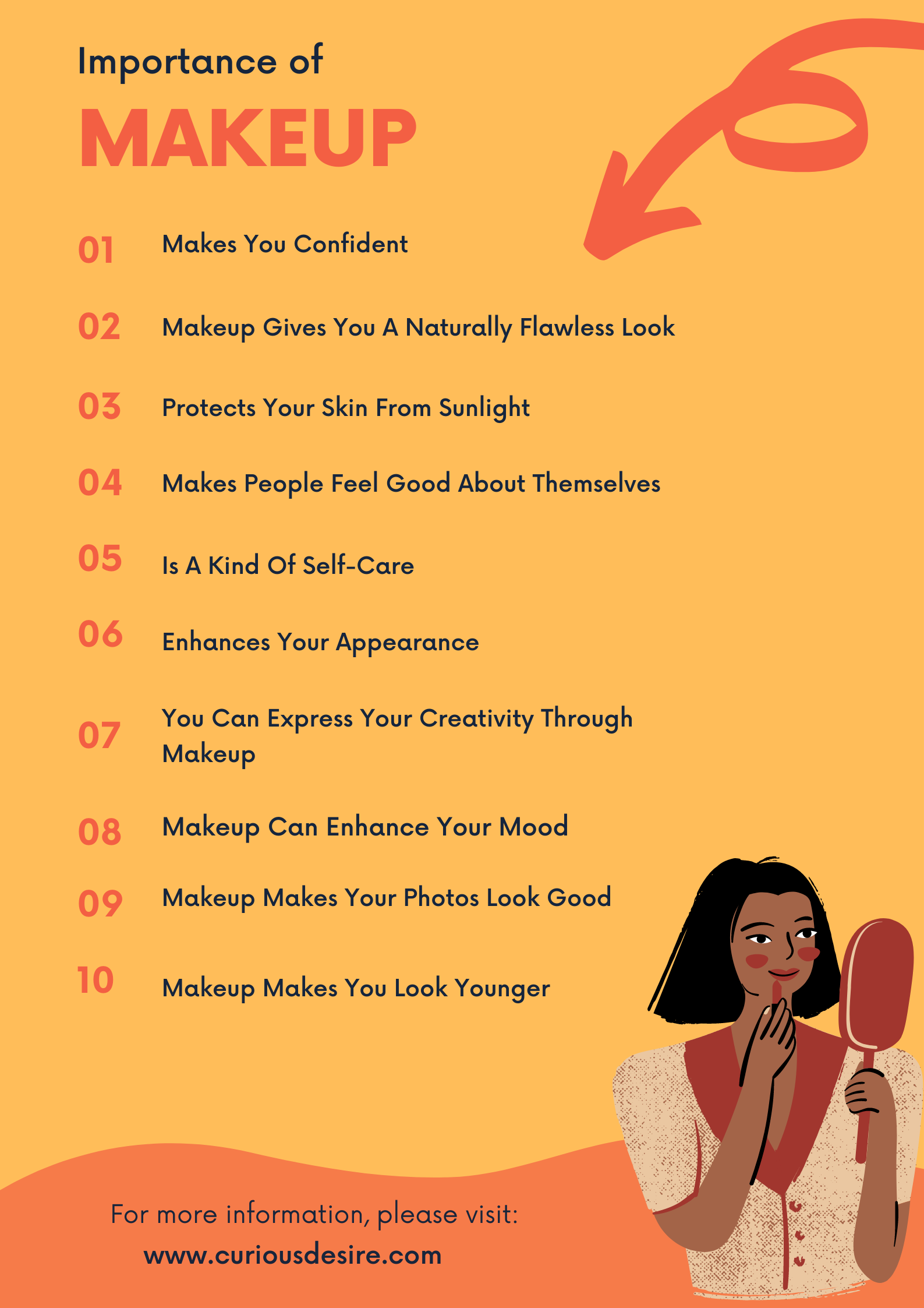 10 Reasons Why Makeup Is Important  Curious Desire