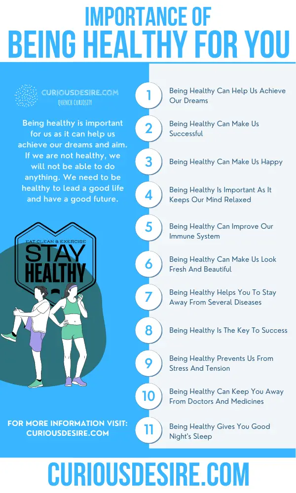why being healthy is important