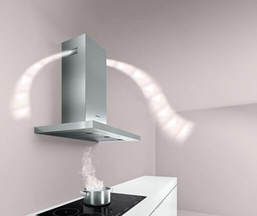 types of cooker hood recirculating