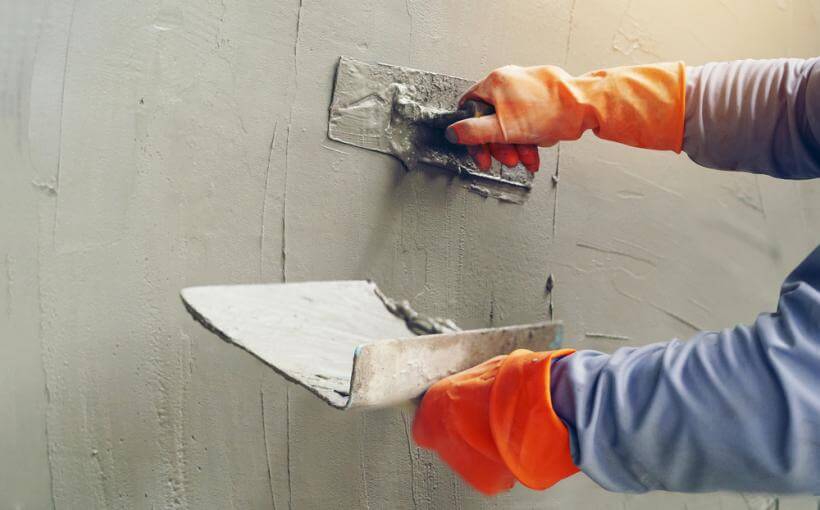 types of render finishes cement