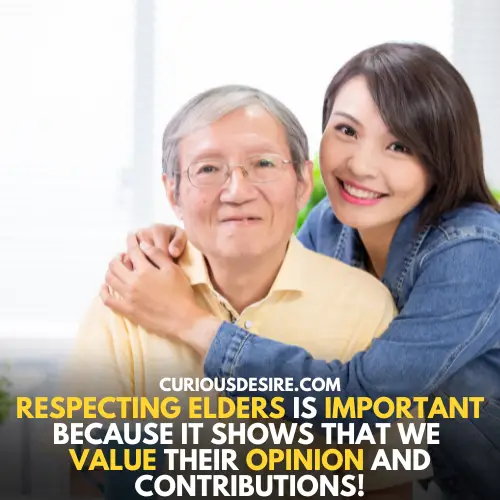 write an essay about need to respect elders in society