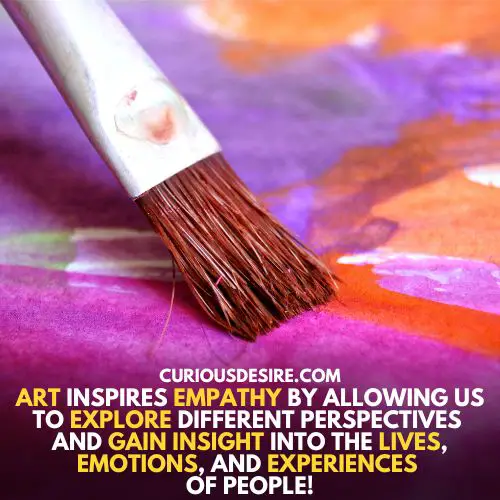 Importance of art in life is to impart empathy