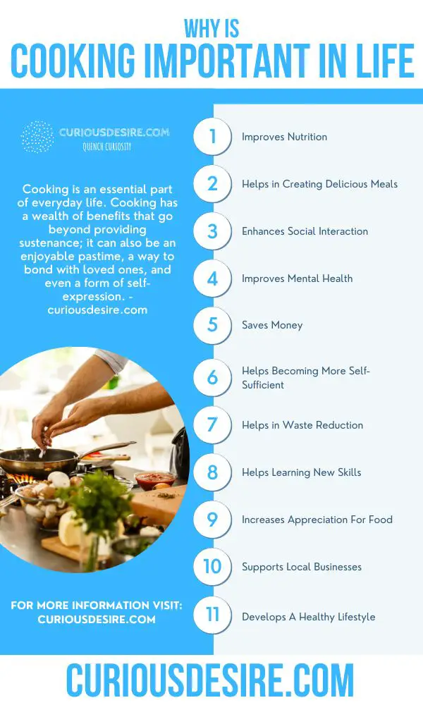 Importance of cooking in daily life