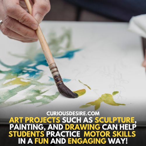 Importance of art in education is to promote motor skills