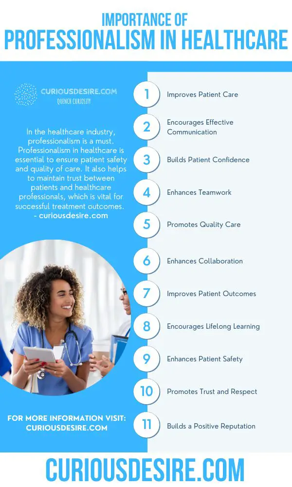 Importance of professionalism in healthcare - 11 significances