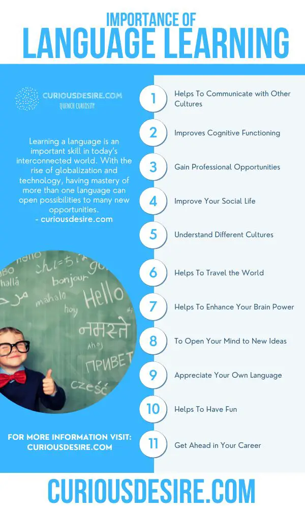 11 reasons for the Importance of language learning