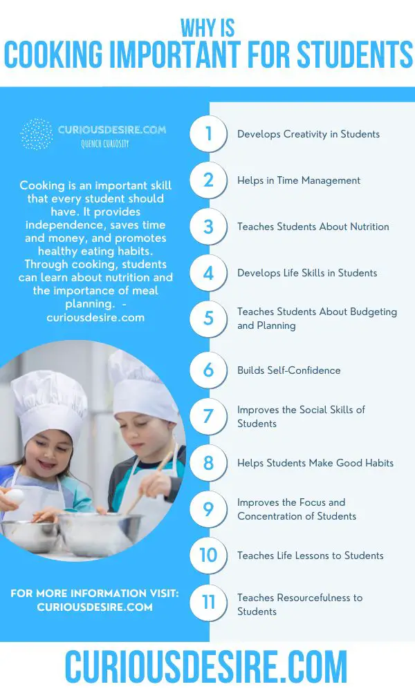 Importance of cooking for students