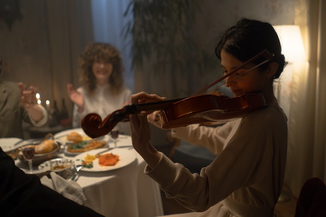 In society, violin enhances cultural understanding