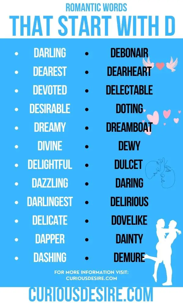 25 Romantic Words That Start With D Curious Desire