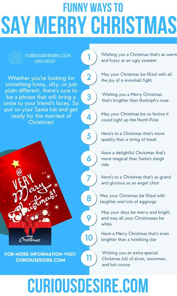 funny ways to merry christmas to someone close