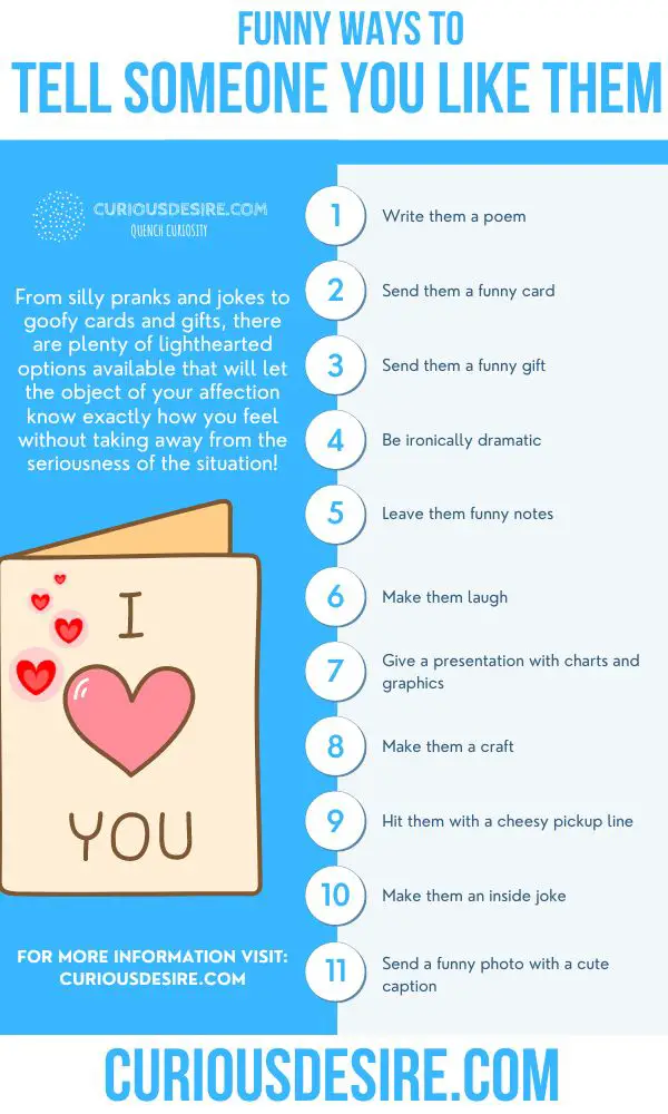 11 funny ways to tell someone you like them
