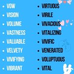 20 romantic words that start with v and ways to use them