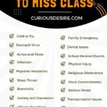 Best Excuses To Miss Class - Ultimate Guide