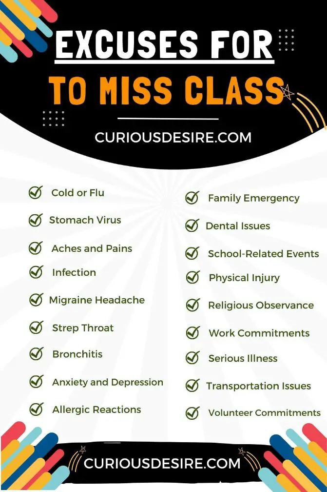 Best Excuses To Miss Class - Ultimate Guide