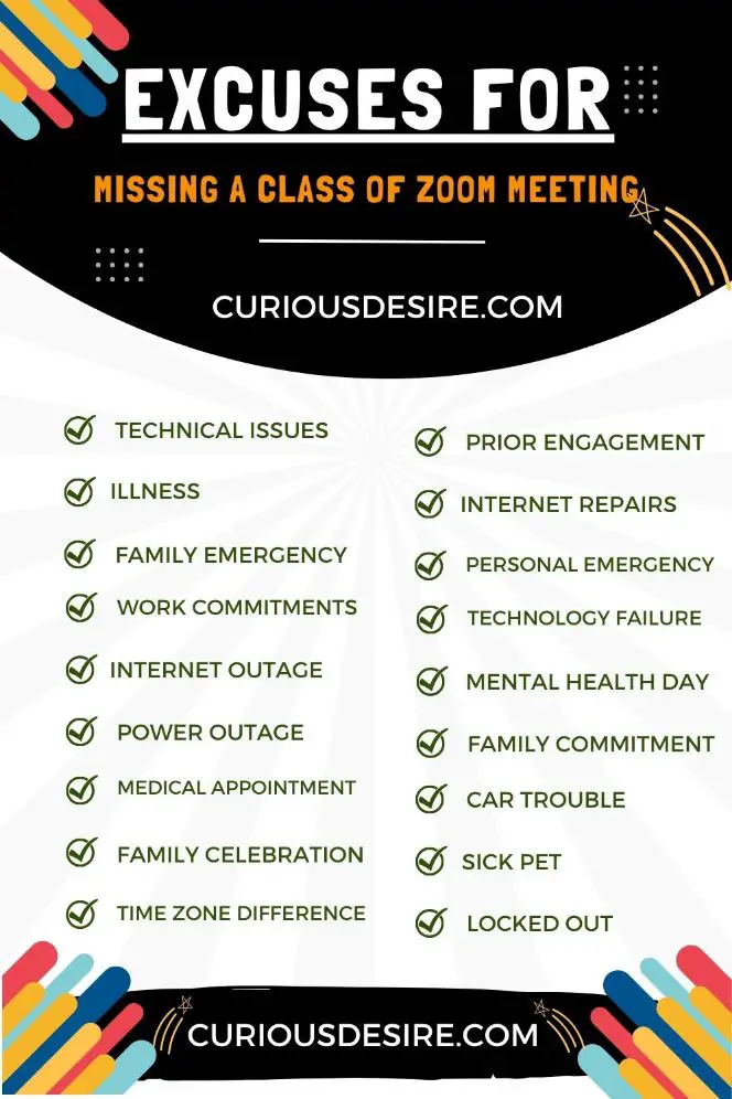 Excuse For Missing A Class Of Zoom Meeting [Quick Ways]