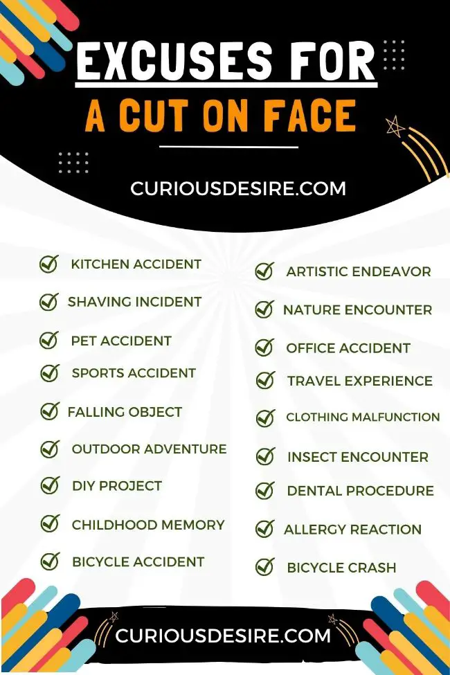 Excuses For A Cut On Face – Easy Tips And Solutions