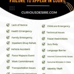 Excuses For Failure To Appear In Court [The Complete Guide]