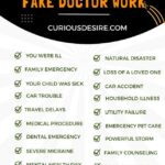 Excuses For Fake Doctor Work – A Step By Step Guide