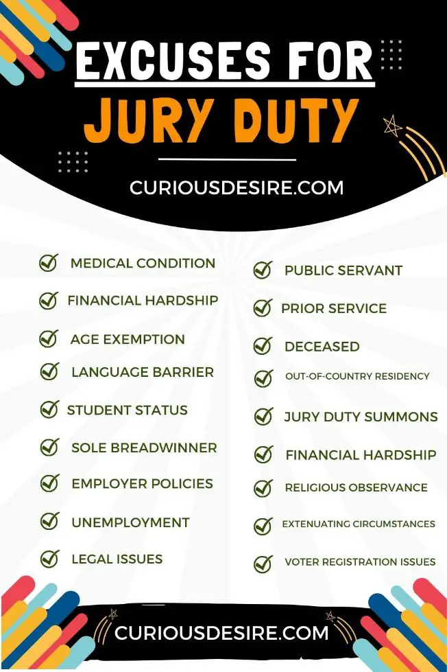Excuses For Jury Duty – A Step By Step Guide
