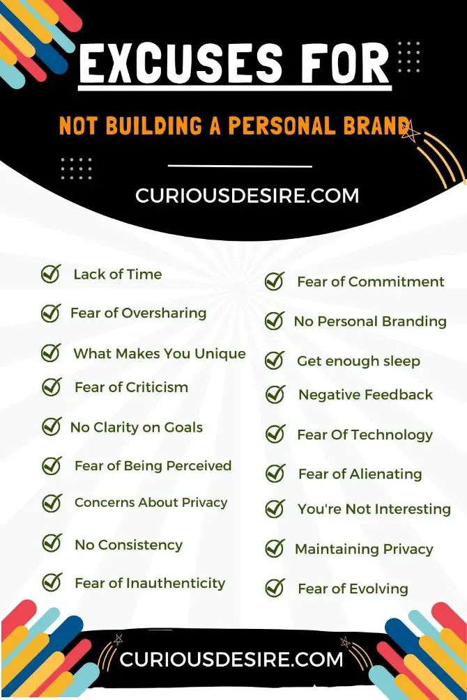 Excuses For Not Building A Personal Brand – Easy Solutions