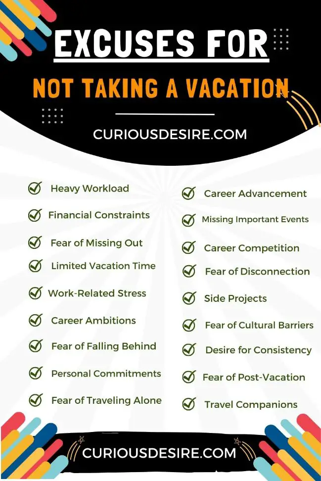 Excuses For Not Taking A Vacation – Step By Step Guide