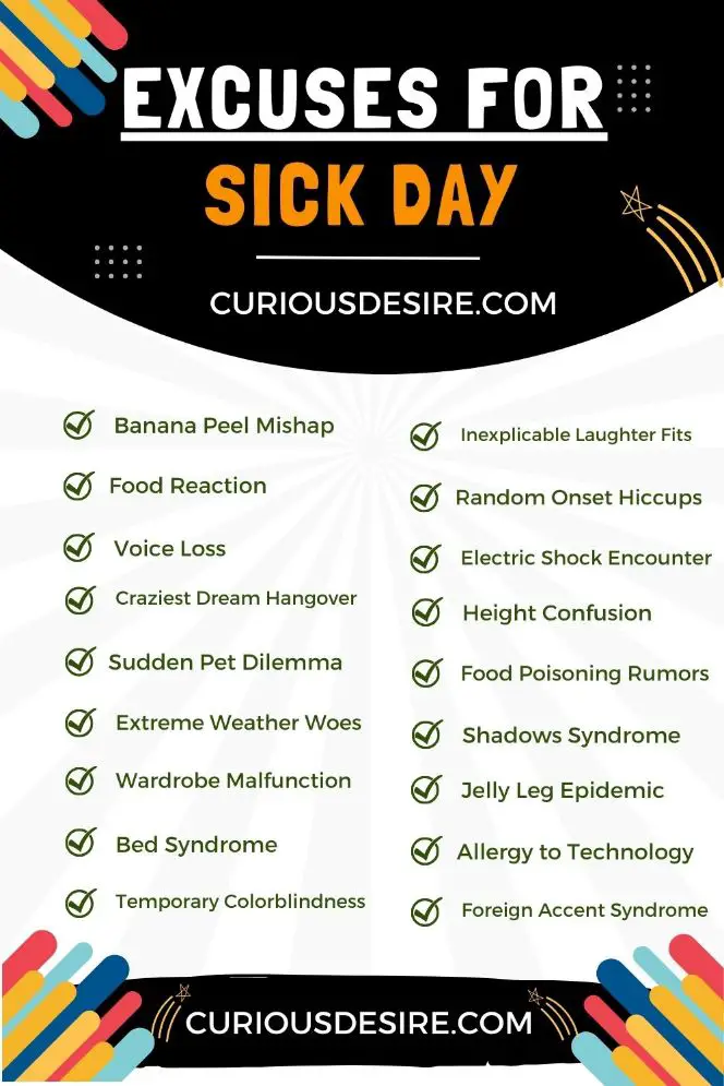 Excuses For Sick Day A Complete Guide 