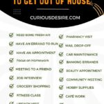 Excuses To Get Out Of House – Easy Solutions