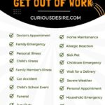 Excuses To Get Out Of Work [Complete Guide]