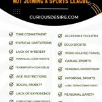 Excuses for not joining a sports league [Easy Ways]
