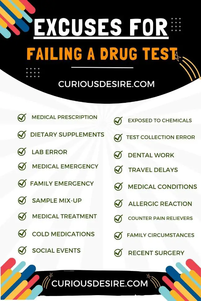Good Excuses For Failing A Drug Test [comprehensive Guide]