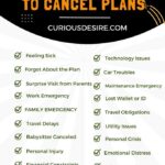 Good Excuses To Cancel Plans [Complete Guide]
