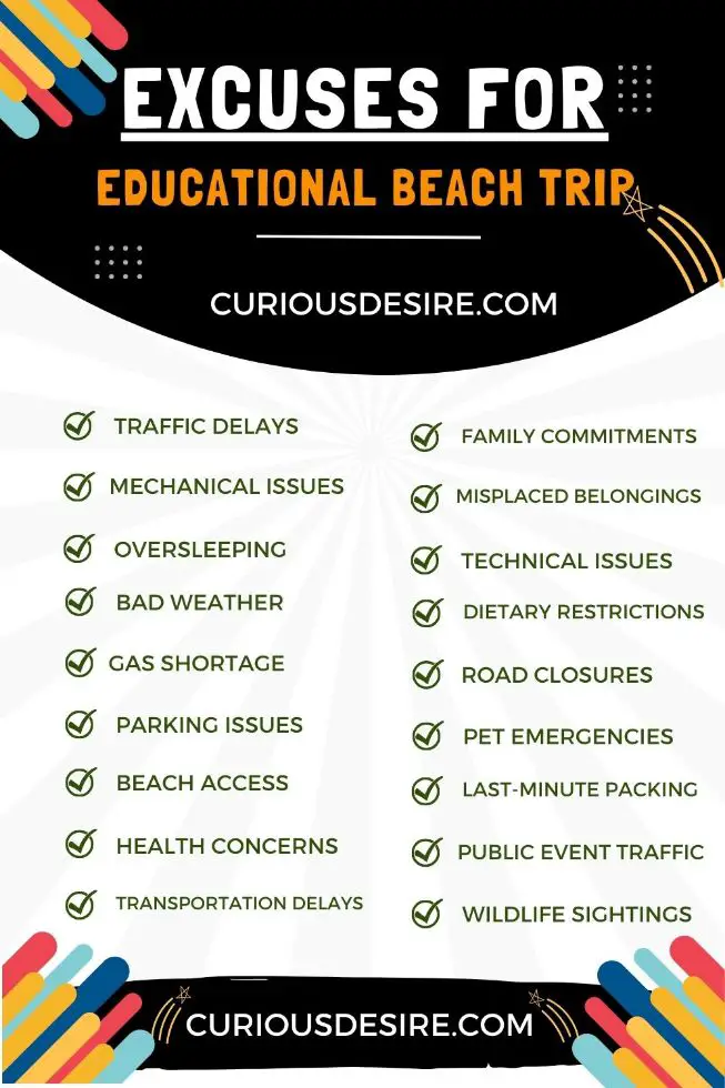 The Complete Guide For Educational Beach Trip Excuses