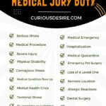 Valid Excuses For Medical Jury Duty [Ultimate Guide]
