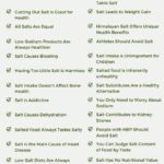 Myths About Salt - Infographics