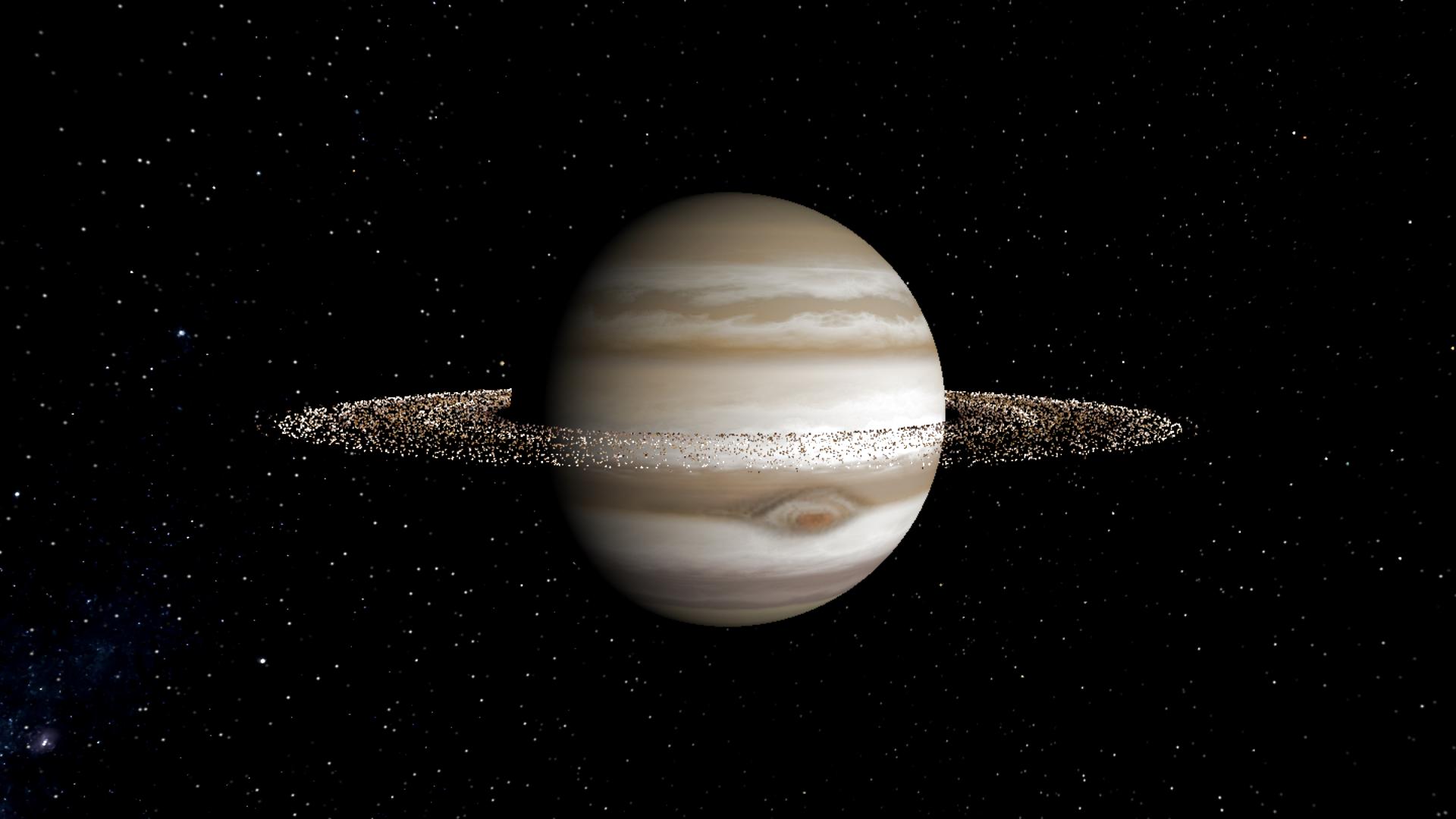 Ring Around Planet Jupiter