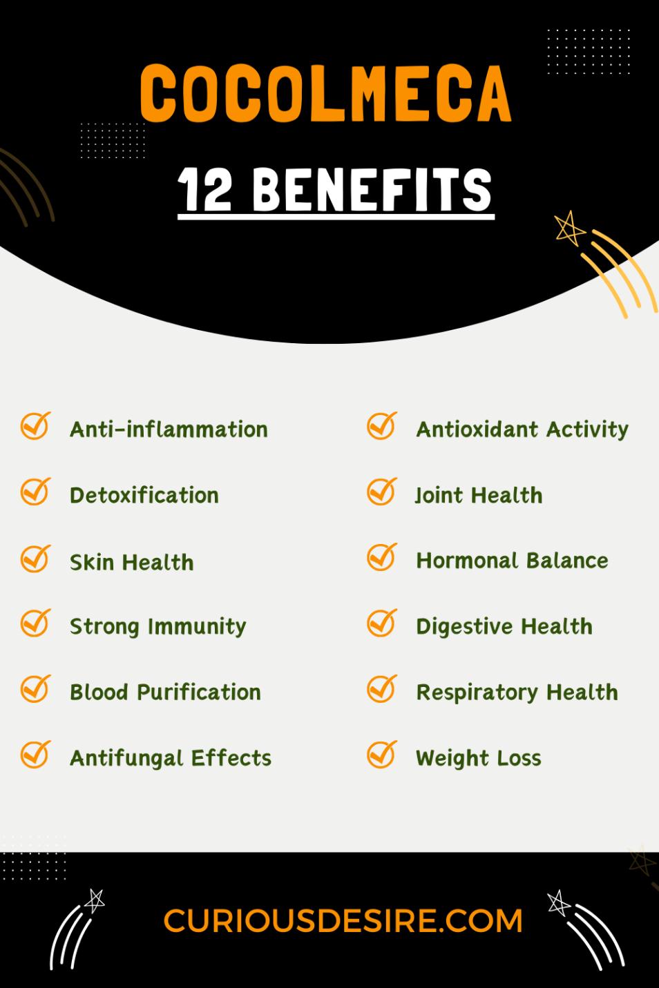 Benefits Of Cocolmeca - Infographic