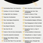 26 Myths About Time Management Infographic