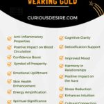 benefits of wearing gold - an infographic