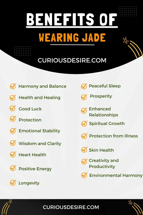 benefits of wearing jade - an infographic