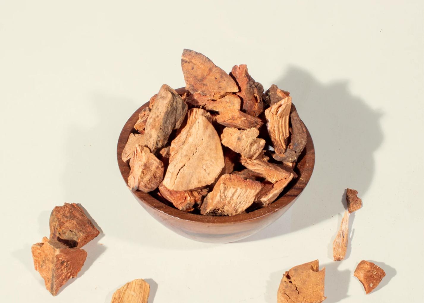 Cocolmeca placed in a bowl and some cocolmeca scattered around