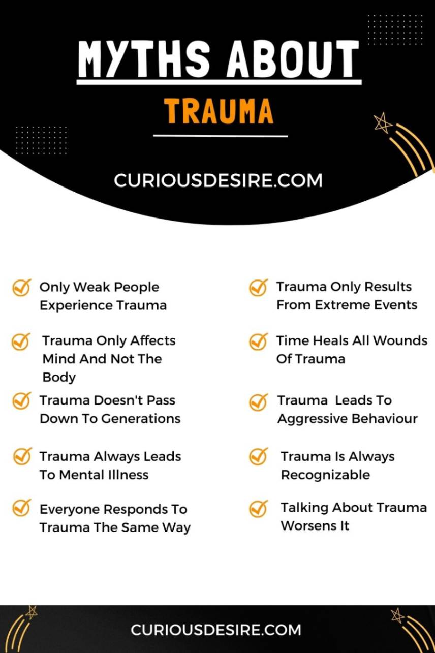 10 Myths About Trauma Infographic