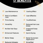 Benefits Of A Shaved Head - Infographic