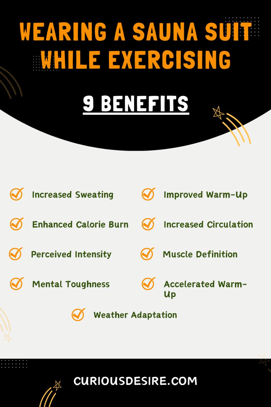 Benefits Of Wearing A Sauna Suit While Exercising - Infogra;phic