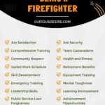 Benefits of Being A Firefighter Infographic