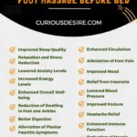 Benefits of Foot Massage Before Bed infographic