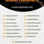 Benefits of Wearing Labradorite infographic