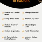 Causes of low coolant - Infographic
