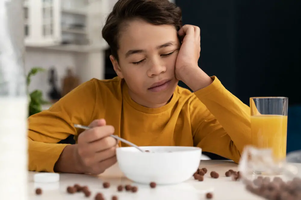 Child Dealing with Food Poisoning
