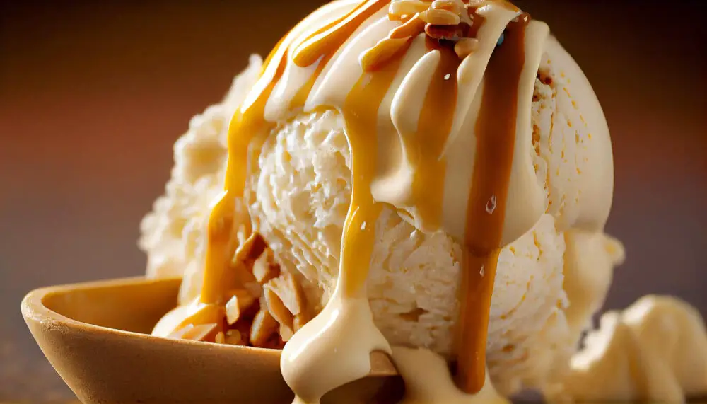 Close-up Dessert Vanilla Ice Cream