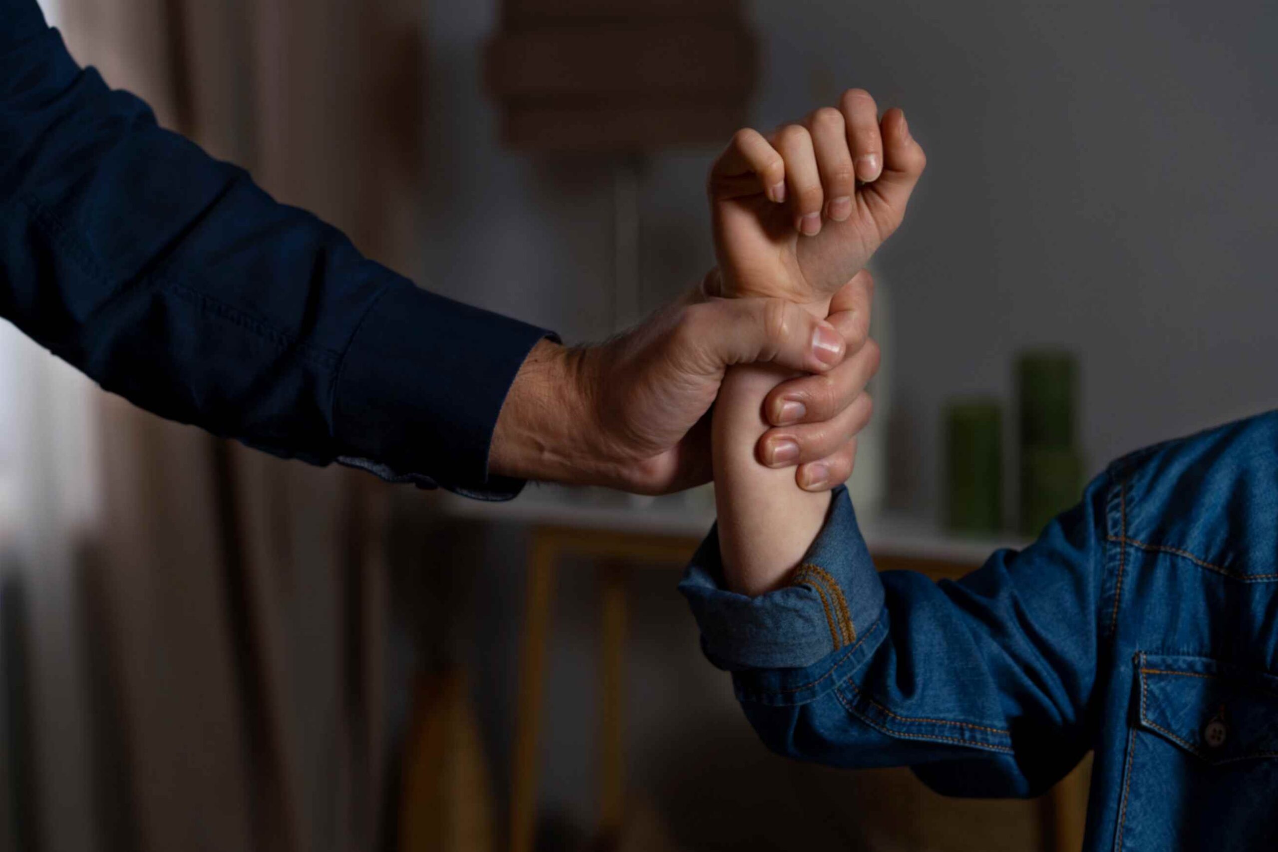 Men Pulling Hand of a Women 